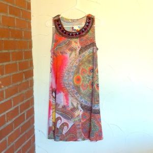Multicolored summer dress